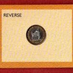 2008 - 10 Rupees Ter- Centenary of Gur-Ta-Gaddi of Shri Guru Granth Sahib UNC 1 Coin Set (Rs.10) Hyderabad Mint