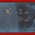 2010 – 2 Rupees Platinum Jubilee of Reserve Bank of India Hyderabad 1 Coin UNC Set