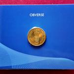 2010 – XIX Commonwealth Games Delhi Hyderabad 1 Coin UNC Set (Rs 5)
