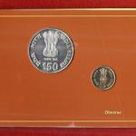 2011 – Income Tax 150 Years of Building India (Kolkata) UNC 2 Coins Set (Rs.150, Rs.5)