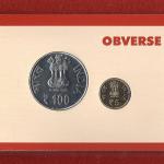 2012 – 150 Years of Kuka Movement 1857-2007 UNC 2 Coins Set (Rs.100, Rs.5)