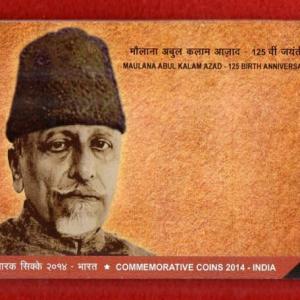 2013 – Maulana Abul Kalam Azad (Kolkata) UNC 2 Coins Set (Rs.20, Rs.5)