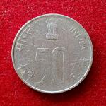 50 Paise 2000 Off Center Error Coin