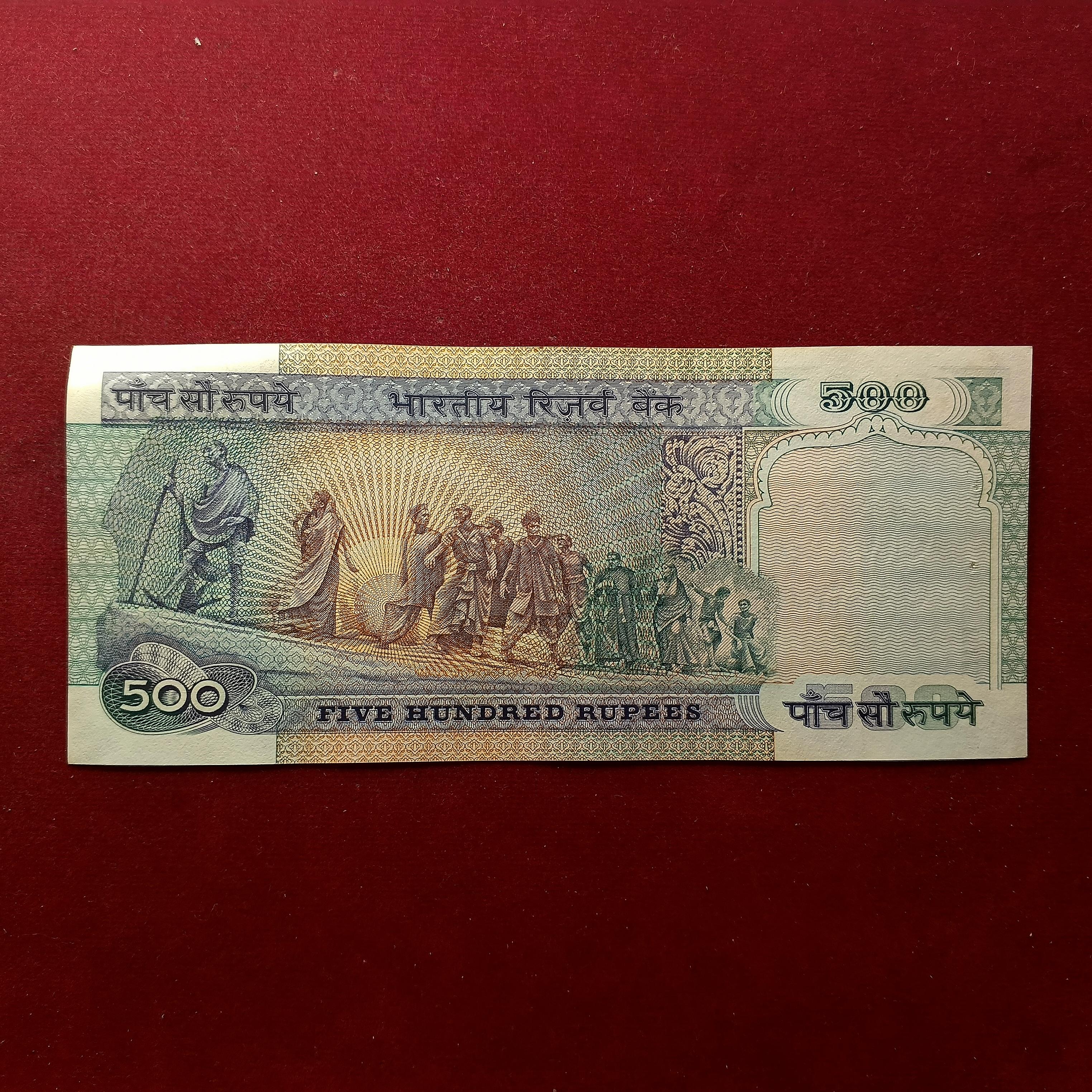 500 Rupees C.Rangrajan (Green) Demonitize Dandi March Banknote (3CD 680205)