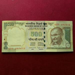 500 Rupees Raghuram.G.Rajan Banknote Note (6PP 297612)