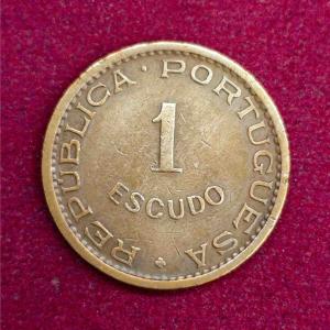 Angola 1 Escudo 1972 Coin
