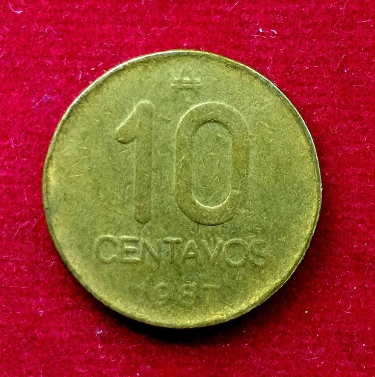 Argentina 10 Centavos 1987 Coin
