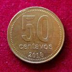 Argentina 50 Centavos 2010 Coin