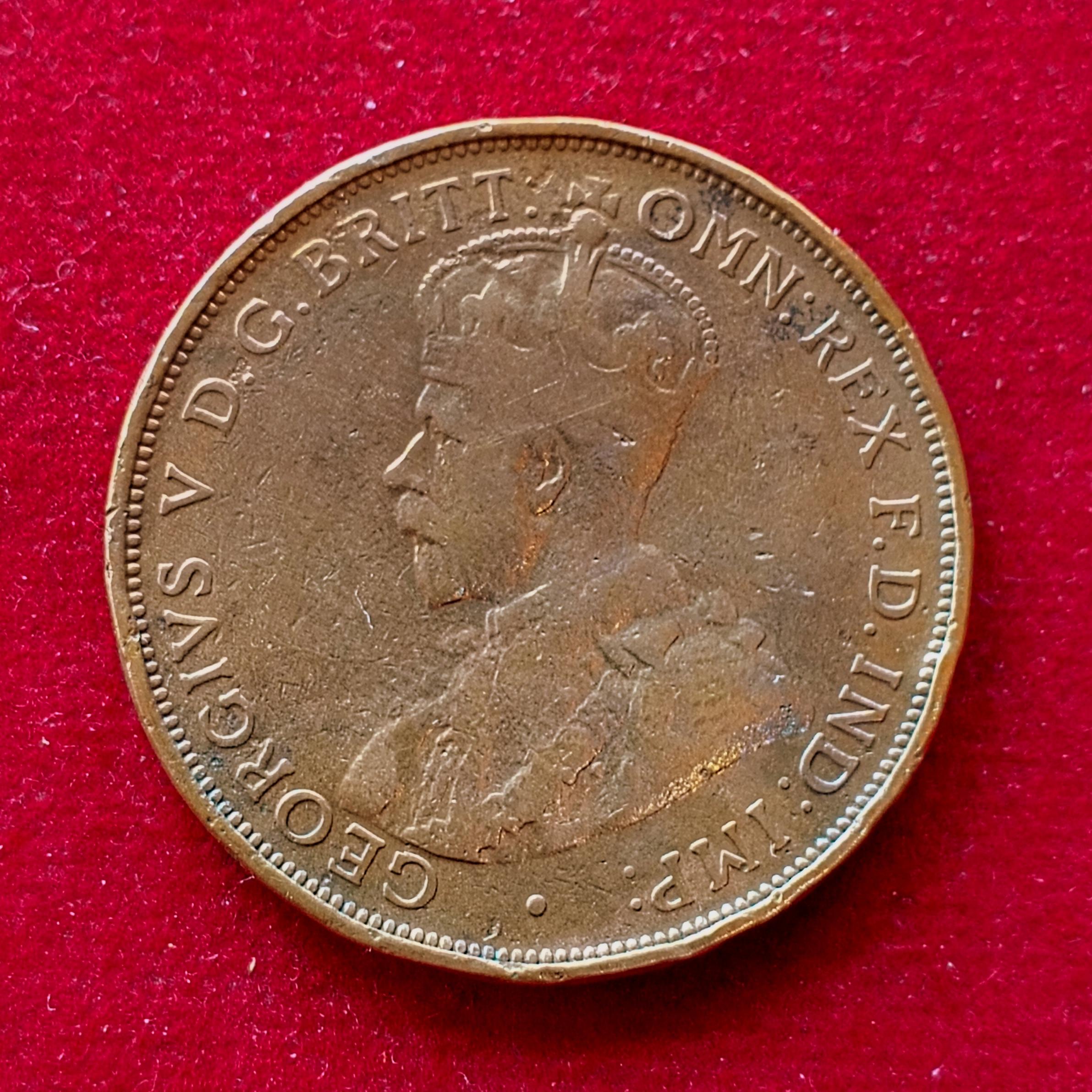 Australia 1 Penny George V 1912 Coin