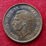 Australia 1 Penny George VI 1938 Coin
