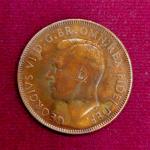 Australia 1 Penny George VI 1950 Coin