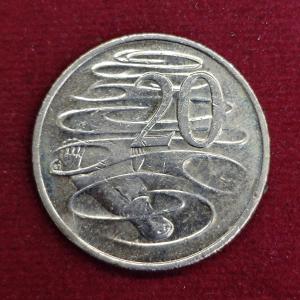 Australia 20 Cents Elizabeth II 2014 Coin