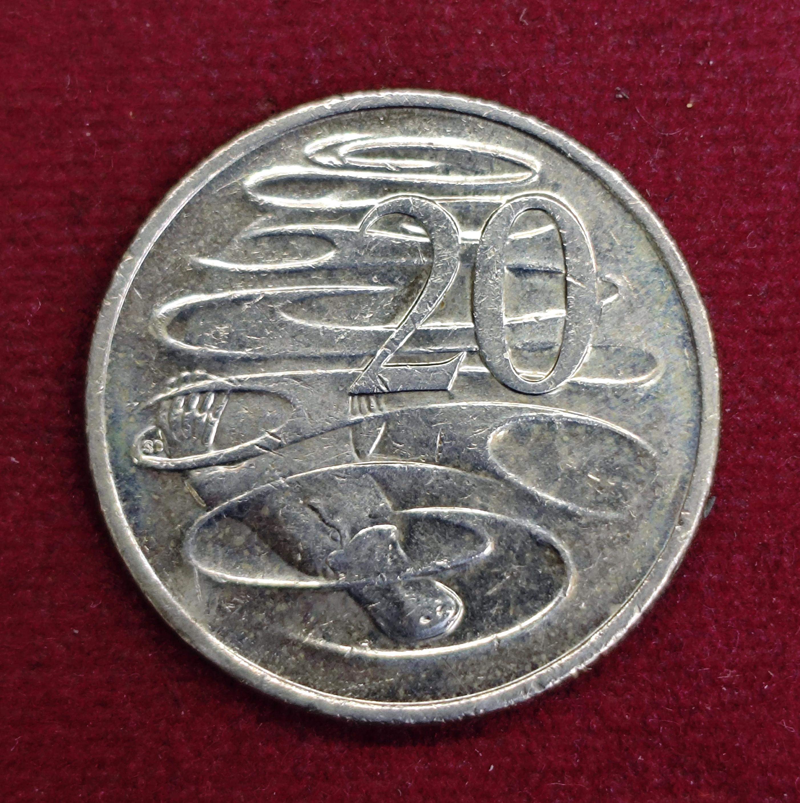 Australia 20 Cents Elizabeth II 2014 Coin