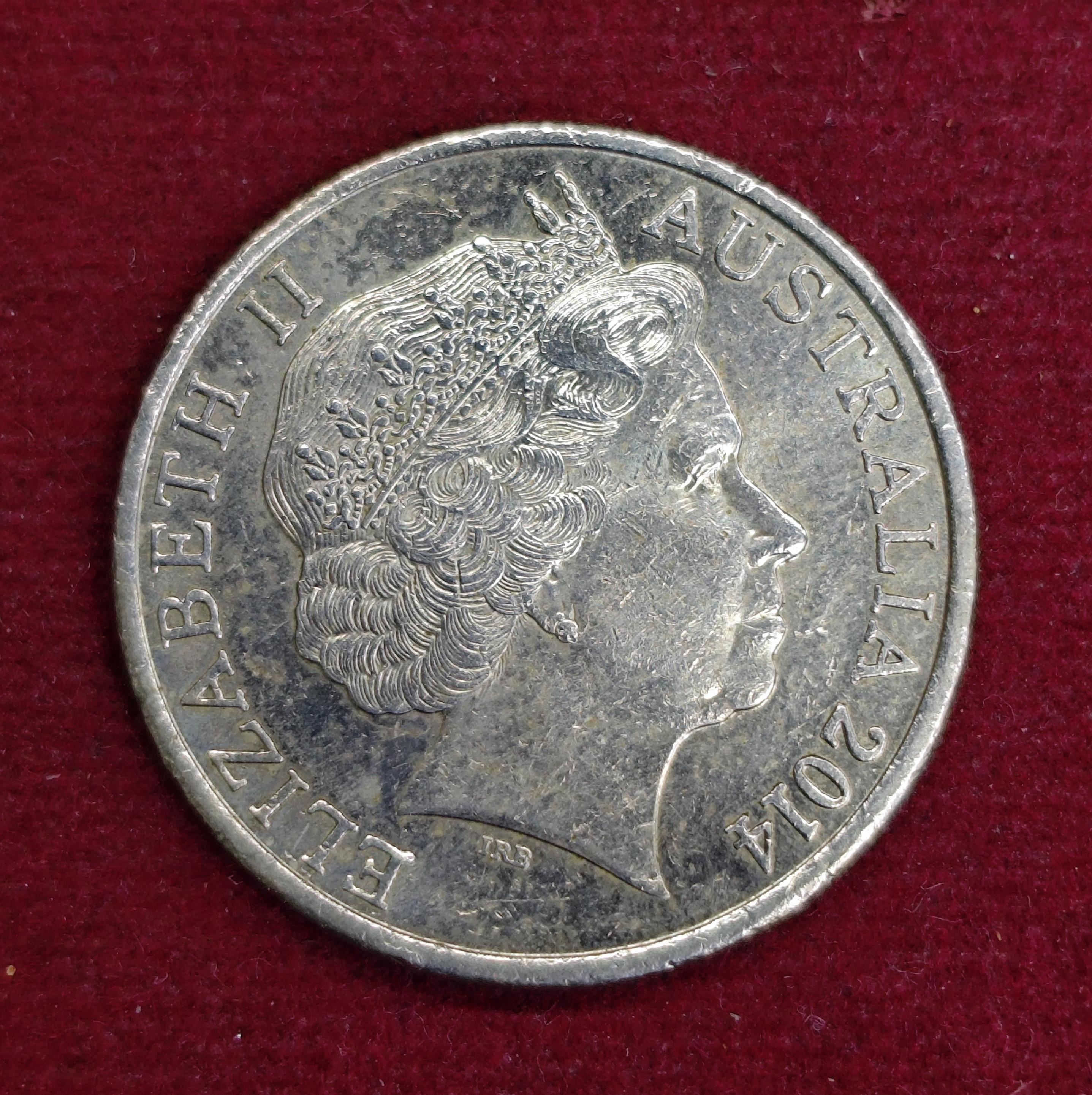 Australia 20 Cents Elizabeth II 2014 Coin