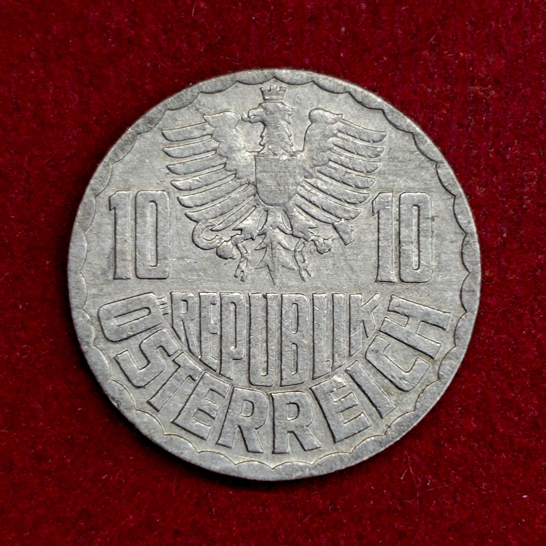 Austria 10 Groschen 1953 Coin