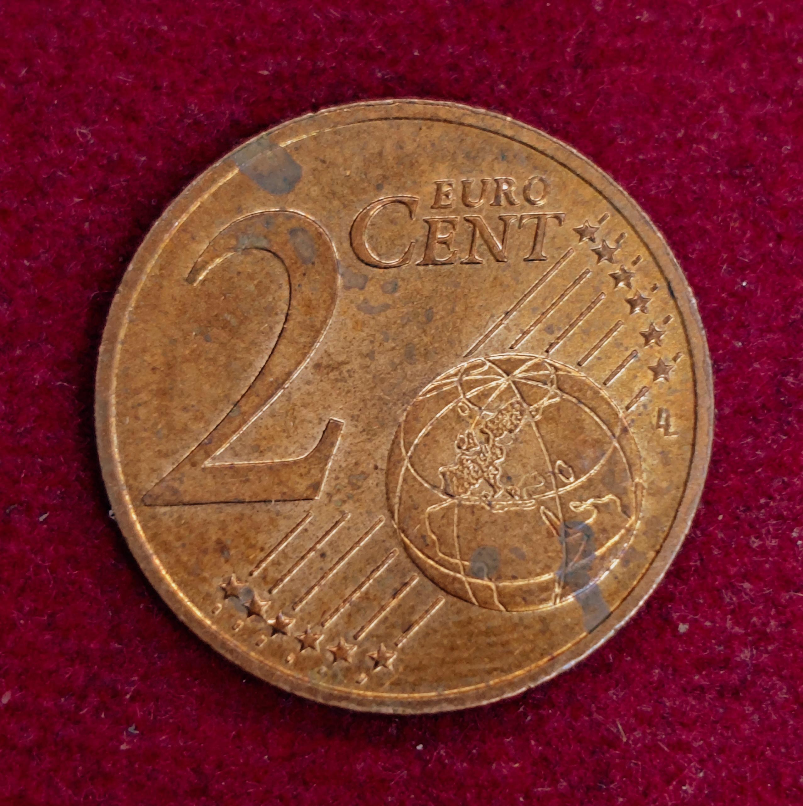 Austria 2 Euro Cent An edelweiss, symbolising a duty to the environment 2014 Coin