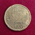 Austria 20 Euro Cent 2nd map 2004 Coin