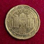 Austria 20 Euro Cent 2nd map 2004 Coin