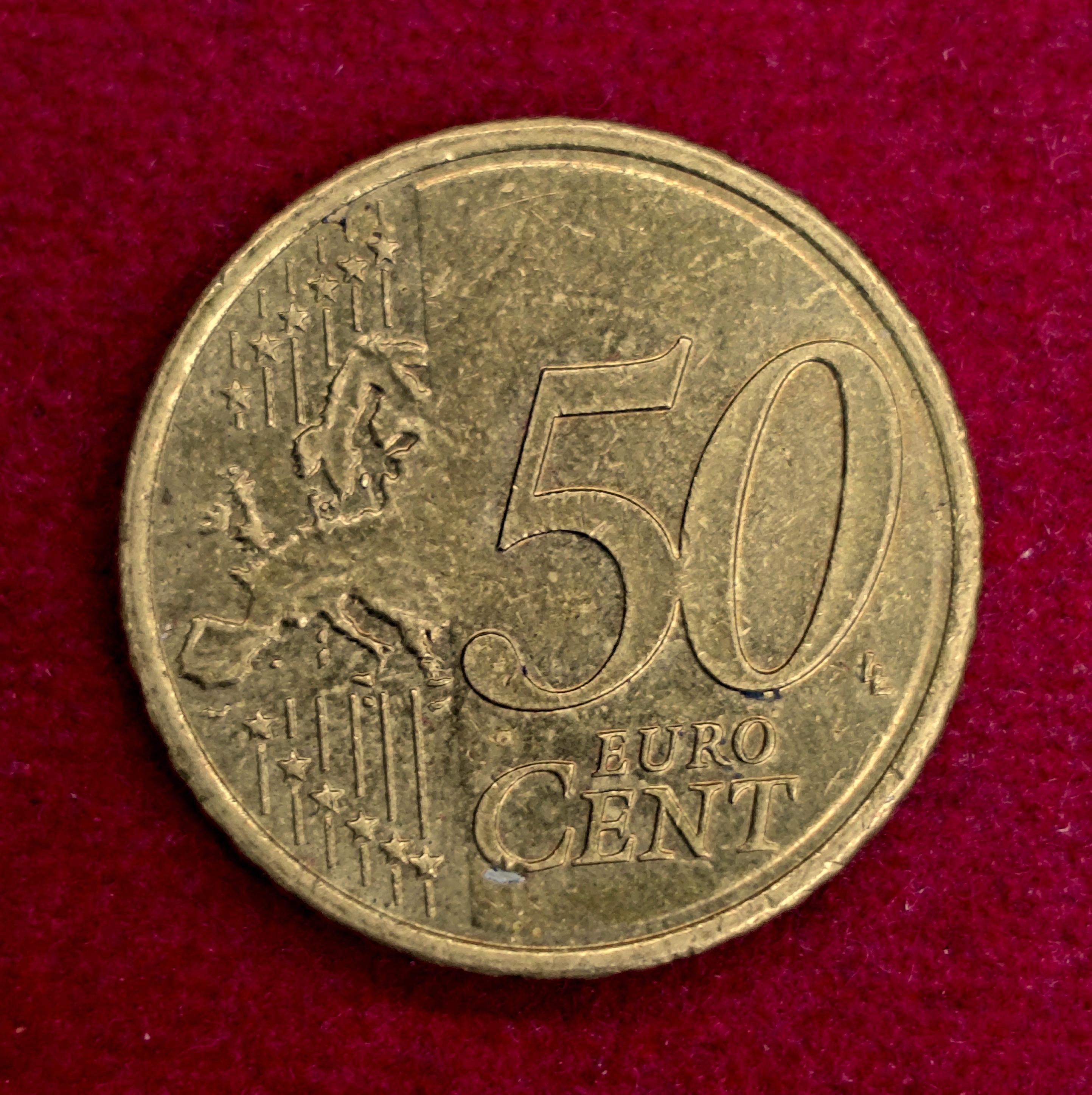 Austria 50 Euro Cent 2nd map 2009 Coin