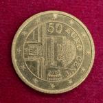 Austria 50 Euro Cent 2nd map 2009 Coin