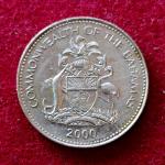 Bahamas 5 Cents 2000 Coin
