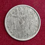 Belgium 1 Franc 1935 Coin