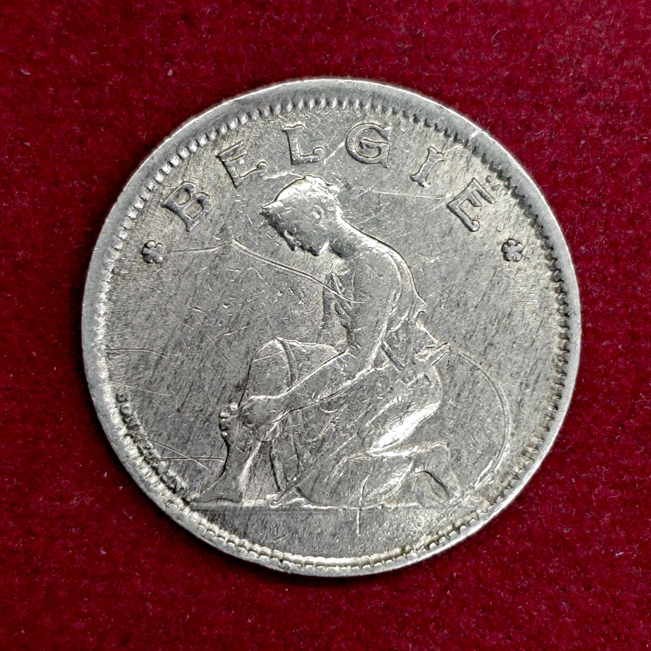 Belgium 1 Franc 1935 Coin