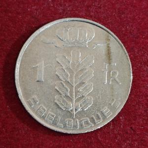 Belgium 1 Franc 1977 Coin