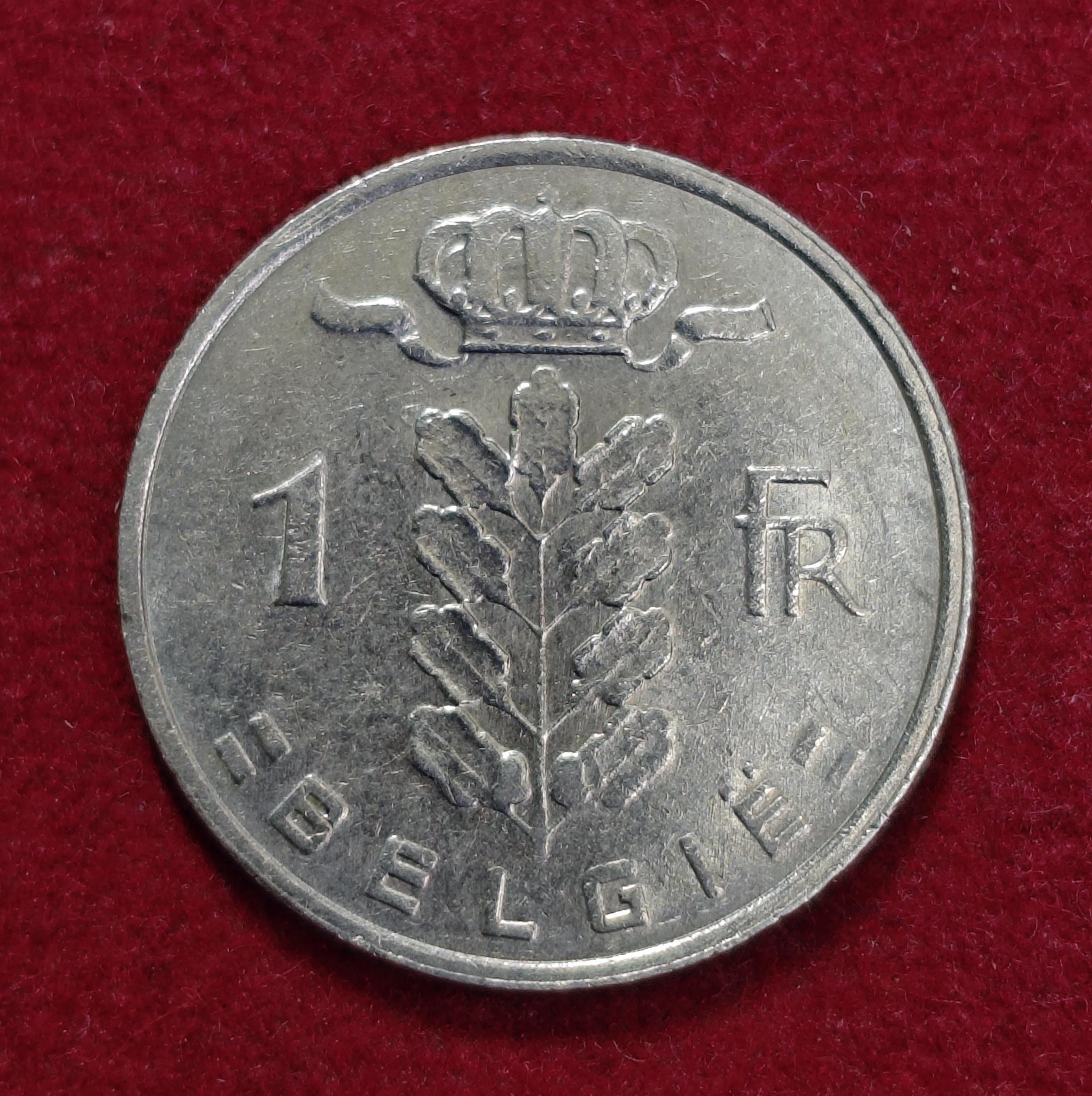 Belgium 1 Franc 1979 Coin