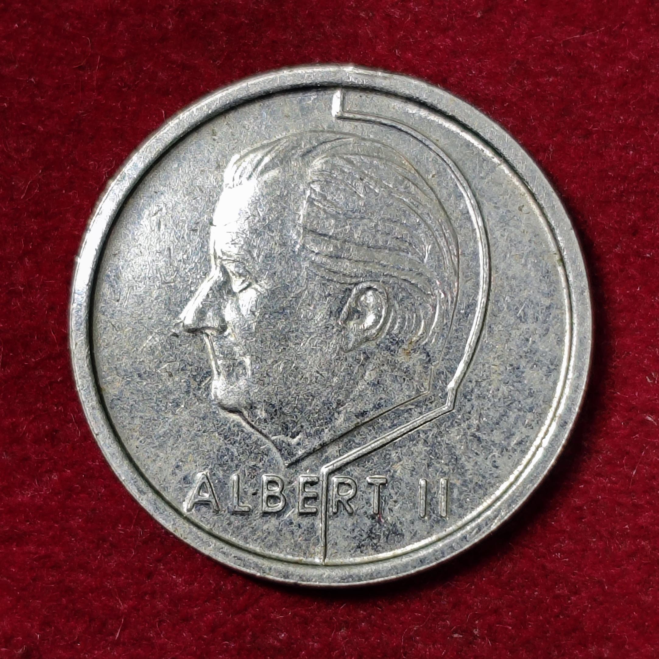Belgium 1 Franc - Albert II 1996 Coin