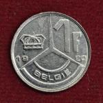 Belgium 1 Francs - Baudouin I Coin