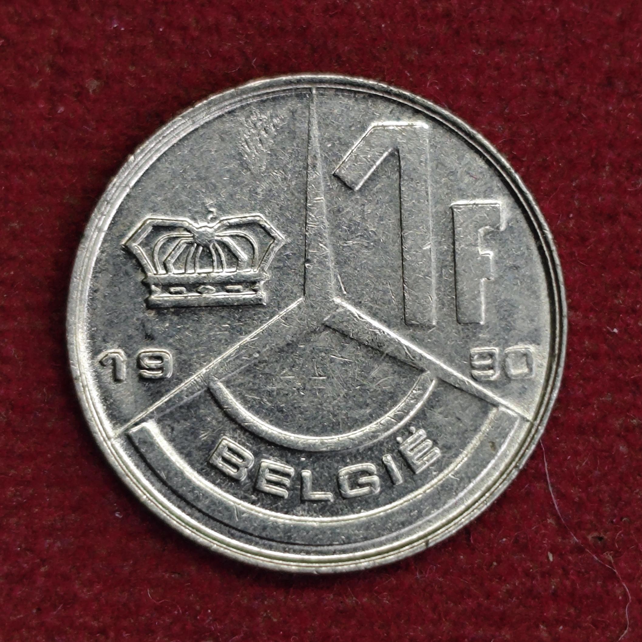 Belgium 1 Francs - Baudouin I Coin