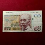 Belgium 100 Francs Hendrik Beyaert Banknote