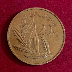 Belgium 20 francs 1980 Coin