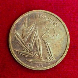 Belgium 20 Francs - Baudouin I Dutch text 1980 Coin