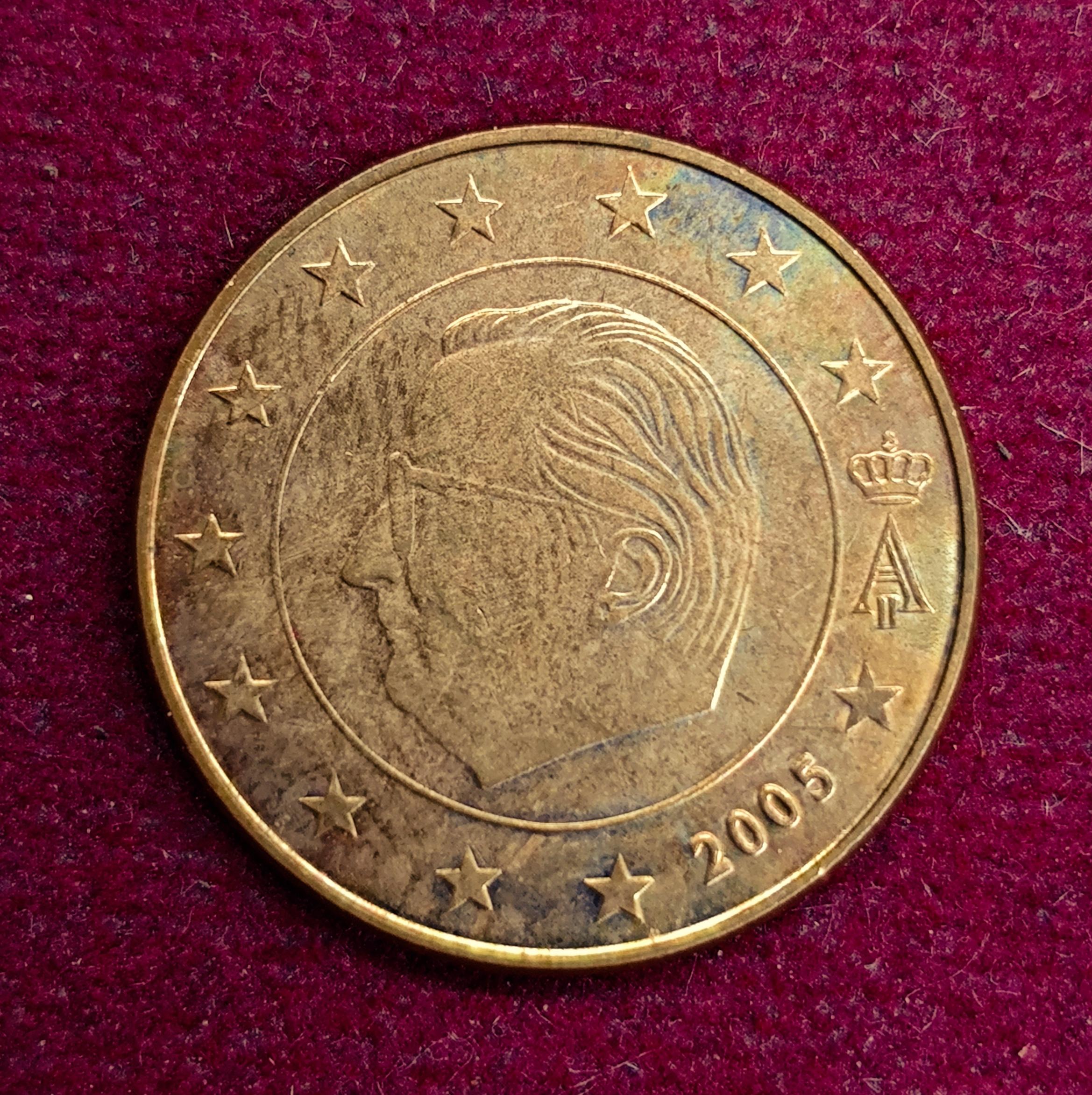 Belgium 5 Euro Cent - Albert II 2005 coin