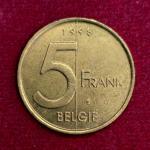 Belgium 5 Francs Albert II Dutch text 1998 Coin