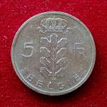 Belgium 5 Francs 1960 Coin
