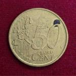 Belgium 50 Euro Cents – Albert II 2nd map, 2nd type, 1st portrait 1999 Coin