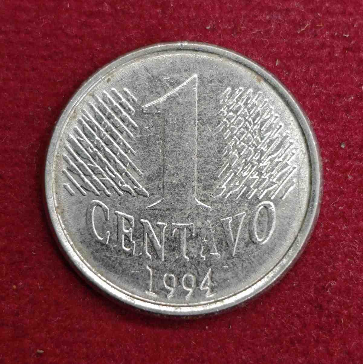 Brazil 1 Centavo 1994 Coin