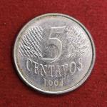Brazil 5 Centavos 1994 Coin