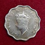 British India 1 Anna - George VI 1939 Coin