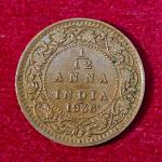 British India 1/12 Anna George VI 1936 Coin