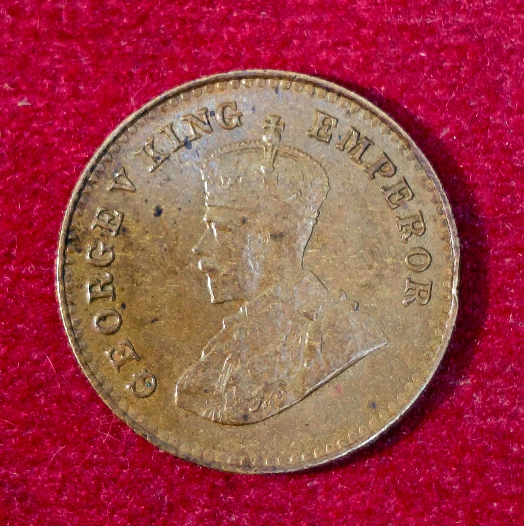 British India 1/12 Anna George VI 1936 Coin