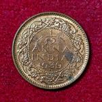 British India 1/12 Anna - George VI 1939 Coin
