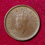 British India 1/12 Anna - George VI 1939 Coin