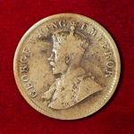 British India 1/4 Anna - George V 1911 Coin