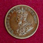 British India 1/4 Anna George V 1930 Coin