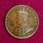 British India 1/4 Anna George V 1933 Coin