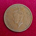 British India 1/4 Anna George VI 1940 Coin